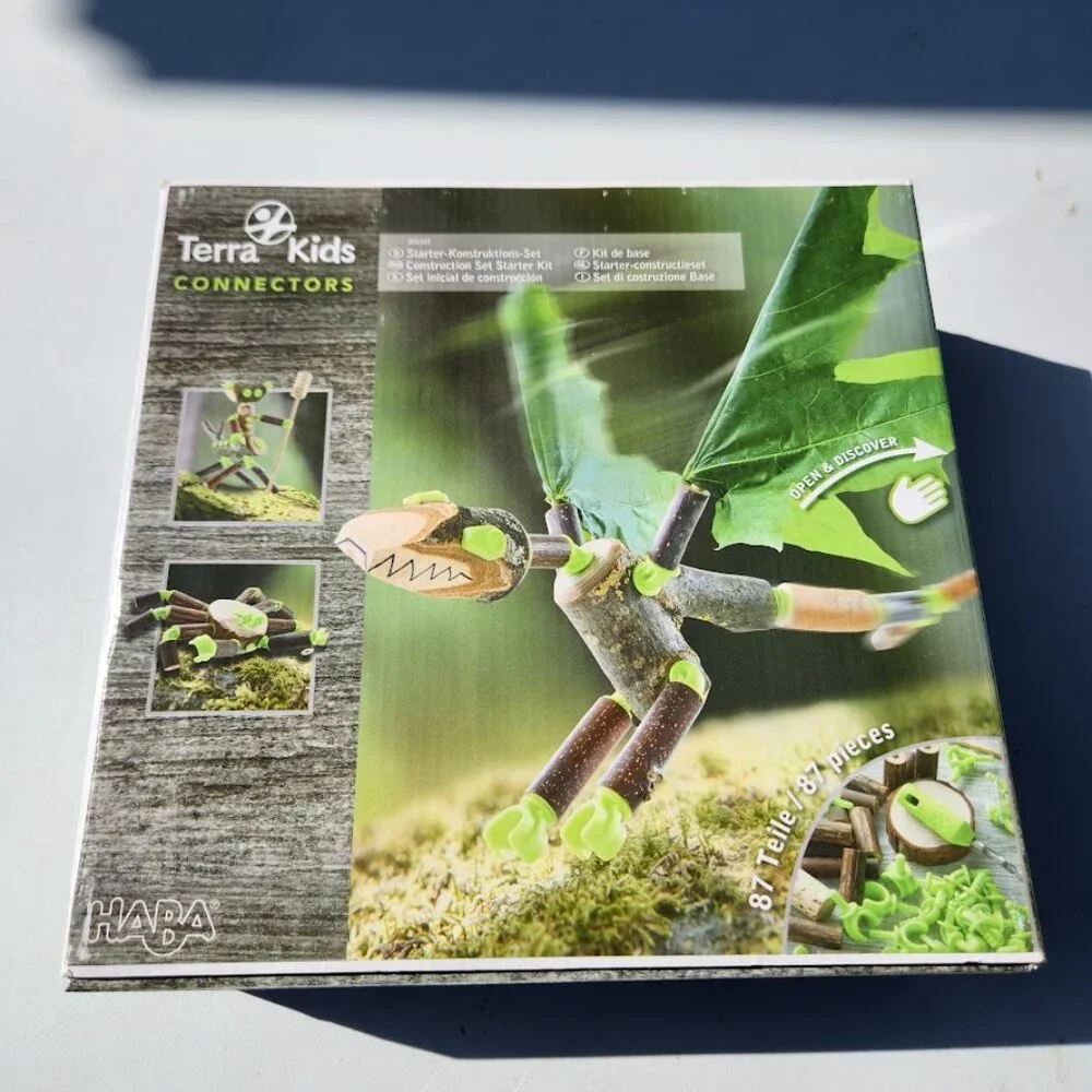 HABA Terra Kids Connectors Backyard Nature Craft Kit STEM ENGINEERING Toy NEW Mo